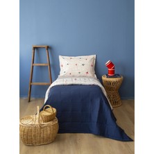 Apricitas Home Plane Tek Kişilik Yatak Örtülü Set