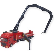 MCM Group Metal Itfaiye Arabası - Söndürme Vinçli 26CM - 706-43 (Lisinya)