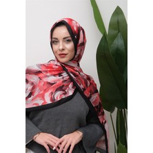 Eyşan İpek Floral Akrilik Desenli Dijital Soft Şal