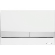 Vitra Select 740-1100 Kumanda Paneli, Beyaz - Krom