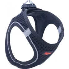 Luckypaw Air Mesh Harness Kedi-Köpek Göğüs Tasması Siyah (2-4kg) [2xsmall]