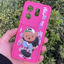 CepStok Infinix Zero 30 4g Kılıf Ayıcıklı Darbe Önleyici Silikon Kapak