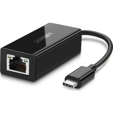 Type-C Ethernet Adaptörü, Siyah