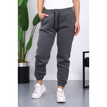 İmaj Butik Antrasit Üç İplik Şardonlu Eşofman Altı