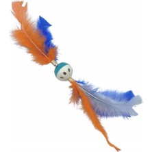 Marsilyan Tüylü Püsküllü kedi Oyuncağı dikkat Çekici Renkli Sevimli Evcil Hayvan Oyuncağı (K95)