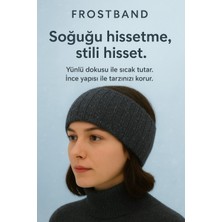 Frostband Serisi – Yünlü Kafa Kulak Bandı- Antrasit Siyah
