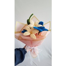 Badem Hediyecilik Çiçek Buketi – El Yapımı Hediyelik Aranjman