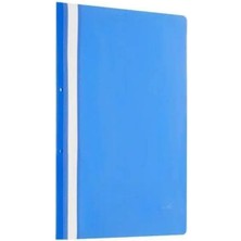 Misda Store Plastik Telli Dosya Mavi 50LI Paket