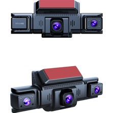 Space 4-Kameralı Dvr Geri Görüşlü Açısı Değiştirilebilir Premium Araç Kamerası, 64GB, Wi-Fi Destekli