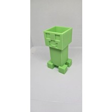 DIGIARTISAN3D Minecraft Creeper Kalemlik 10 cm Kalemlik Yeşil