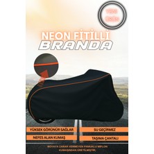 Autoen Turuncu Fitilli Honda Vf 750 C Magna Motosiklet Branda-Siyah-(4mevsim)