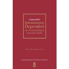 Timaş Yayınları 6 Şubat Kahramanmaraş Depremleri