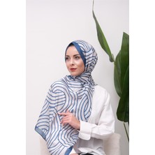 Eyşan İpek Art Deco Desenli Dijital Soft Şal