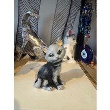 Atak Hediyelik Dekoratif Kedi Biblo Polyester