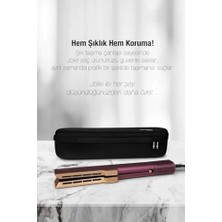 Mena Rise Fantom Jolie HS1600 Hava Üflemeli Dijital Isı Göstergeli Iyon Etkili Saç Düzleştirici Mürdüm