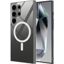 Velvoria Galaxy S25 Ultra Sararmayan Magsafe Kılıf Şeffaf