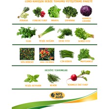 Nfs Agro Sebze Tohumu - Karışık Sebze Yetiştirme Paketi -1