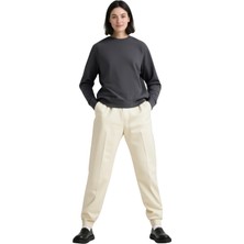 Modrenza Kadın Regular Fit Yuvarlak Yakalı Sweatshirt