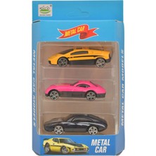 Karsan 3'lü Metal Araba Seti 1:64 Ölçekli