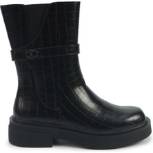 Nine West Canger2 5pr Siyah Kadın Düz Bot