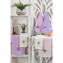 Lady Sunna 6 Parça Mutfak Kurulama Bezi 40 x 60 cm Lavender Flower