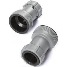 Misda Store Flowclear Yer Üstü Filtre Pompası Havuz Hortumu Adaptörü, Hortum Çapı 1,5 "(38 Mm) Ölçer ve 1,25" (32 Mm) Çaplı Havuz Vanalarına Bağlanır