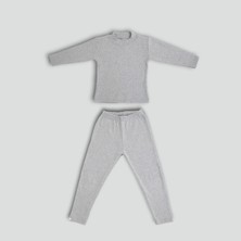 Fam Küçük Kahraman Unisex 2’li Şardonlu Çocuk Alt-Üst Takım – Okul, Ev ve Dış Mekan Kullanımına Uygun, Kış ve Mevsim Geçişlerinde Konforlu,