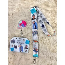 Hediyebum Doktor Sağlıkçı Hemşire Temalı Boyun Askı Ipi Yoyo ve Kartlık Set