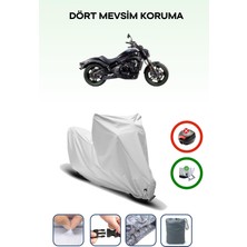 Kawasaki Vulcan S Için Kilit Uyumlu Motosiklet Branda, Güvenli, Su Geçirmez Dayanıklı Kumaş