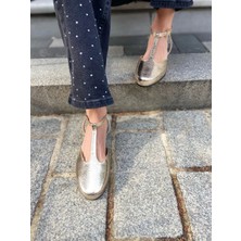 Love Shine Roselie Kadın Ayakkabı Yuvarlak Burun Arkası Açık Model Büyük Numara