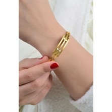 Kuyumcu Nurettin 10,50 gr (Gram) Üç Sıralı Çıtır Kaburga 22(916) Ayar Altın