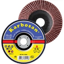 Karbosan Flap Zımpara Diski 115 mm