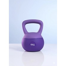 Vayne 6 kg Soft Kettlebell - Yumuşak Tabanlı, Darbeye Dayanıklı, Sessiz Kullanım