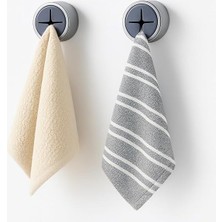 Store Pratik Tak-Çıkar Havlu Askısı - Kendinden Yapışkanlı, Vidalama Gerektirmez, 2’li Set – Mutfak, Banyo, Kapı Arkası Için Uygun