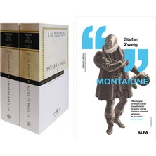 Alfa Yayınları Savaş ve Barış - 2 Cilt + Montaigne
