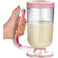 Pratik Hamur Dağıtıcı Pancake Krep Muffin Kolay Akıtma Kabı, Çok Renkli, Medium