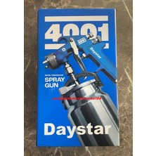 Daystar 4001 Pro Boya Tabancası Altdan Depo Boya Tabancası 1,7mm Meme Ucu