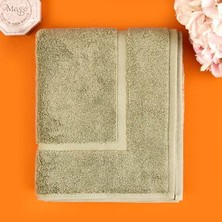 Evidea Soft Samantha Ayak Havlusu - Haki - 50X80 cm
