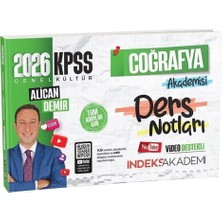 İndeks Akademi Yayıncılık Indeks Akademi 2026 Kpss Coğrafya Akademisi Video Ders Notları - Alican Demir