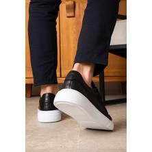 Safari Ayakkabı Tommy Erkek  Deri Sneaker Ayakkabı Siyah