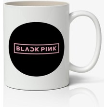 Toyaso Black Pink Logolu Beyaz Anime Kupa Bardak Sevgiliye Arkadaşa Hediye