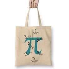 Toyaso Pi Sayisi Mathematica Matematik Bez Çanta Uzun Saplı Alışveriş Çantası Plaj Çantası