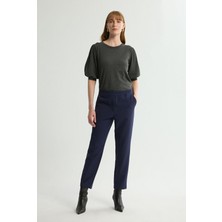 Love My Body Beli Lastikli Pantolon Lacivert 153L7999007