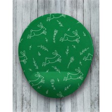 Rabbit Oval Bilek Destekli Mouse Pad