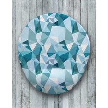 Elmas Desen Oval Bilek Destekli Mouse Pad