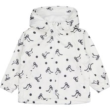 Civil Girls Polarlı Fiyonk Baskılı 2-5 Yaş Yağmurluk