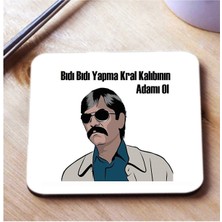 Baskılı Bardak Altlığı Bıdı Bıdı Yapma