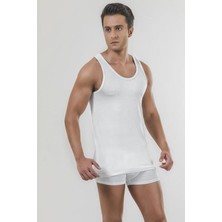 Pierre Cardin Erkek, Lisanslı, Beyaz % 47 Pamuk, % 47 Modal Likralı Atlet (Tekli)