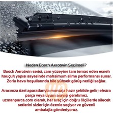 Seat Ibiza 2006-2009 Muz Tipi Aerotwin Ön Silecek Takımı Bosch