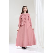 Giyinse Nora Kız Çocuk Takım Pembe